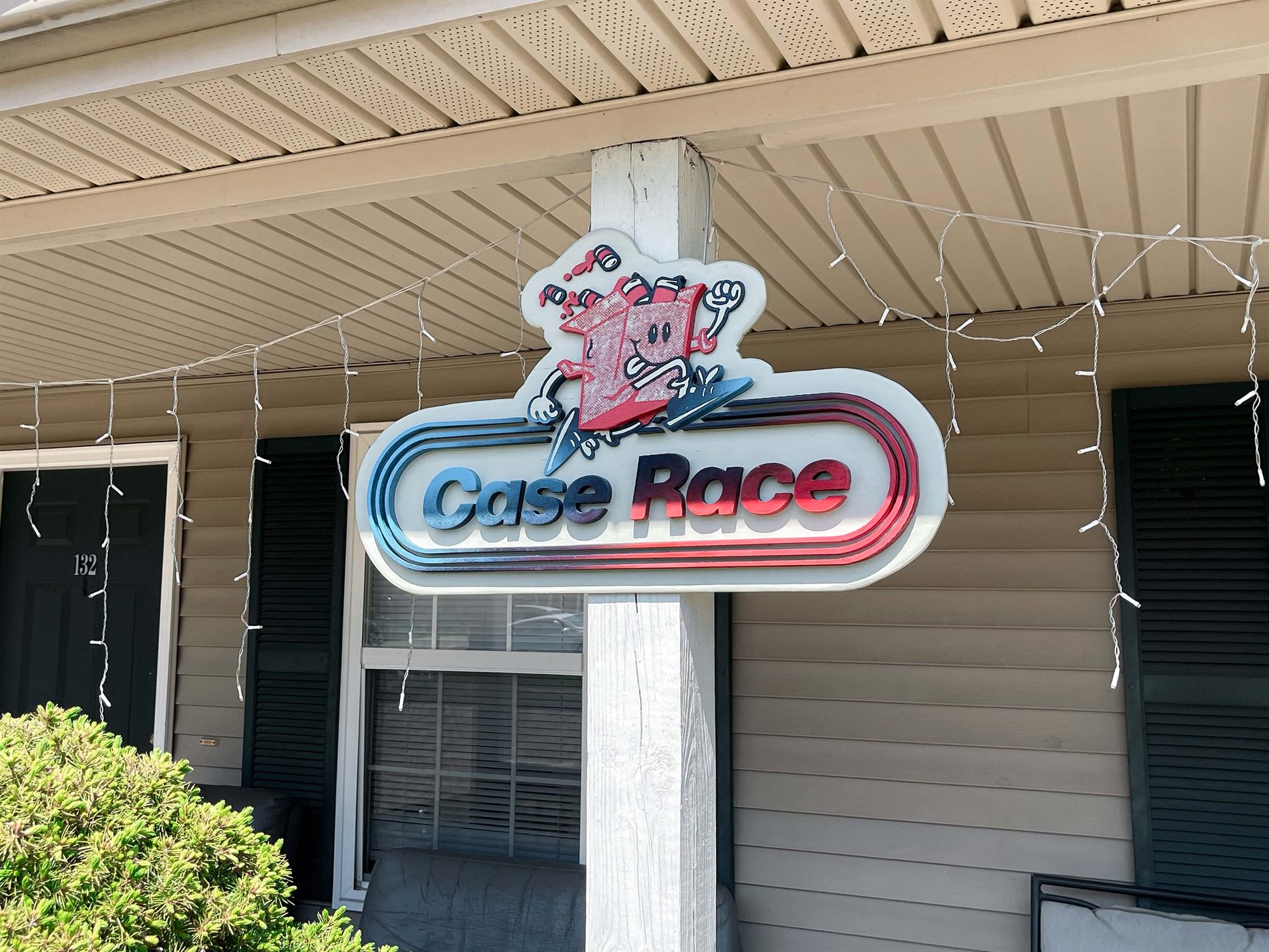 Case Race brand identity and house sign