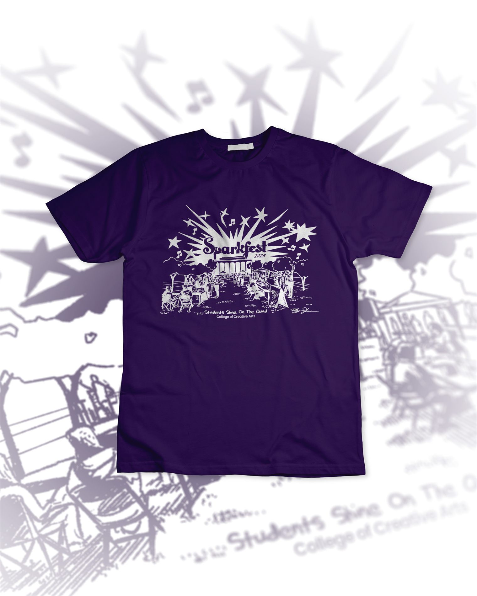 Sparkfest merchandise design